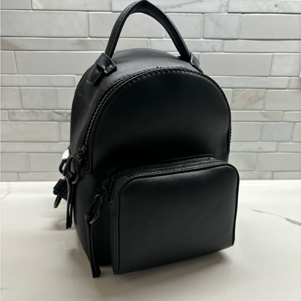 NWOT Black Mini Backpack - Picture 4 of 7